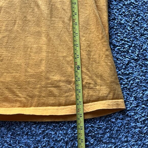 Yellow Harley Davidson Tee Mens 2XL Yellow Frog Moto Bikercore 100% Cotton - Picture 7 of 7